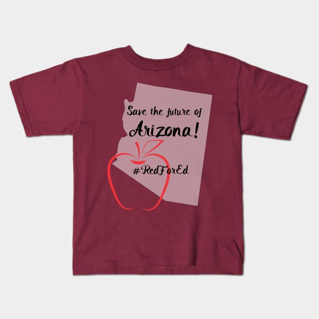 Save the future of arizona Kids T-Shirt by Unelmoija